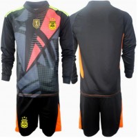Maglia Calcio Argentina Portiere Prima Divisa Bambino Copa America 2024 Manica Lunga (+ pantaloncini)